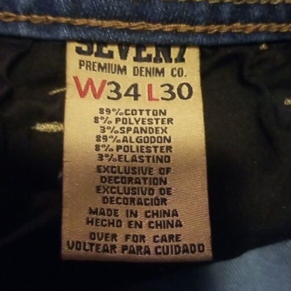 SEVEN7 Mens Straight Fit. W32 L 30 - Picture 5 of 6